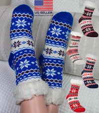 Cozy Winter Socks Xmas Warm Comfy Soft Women Anti-Slip New Girl Men One Size Lot