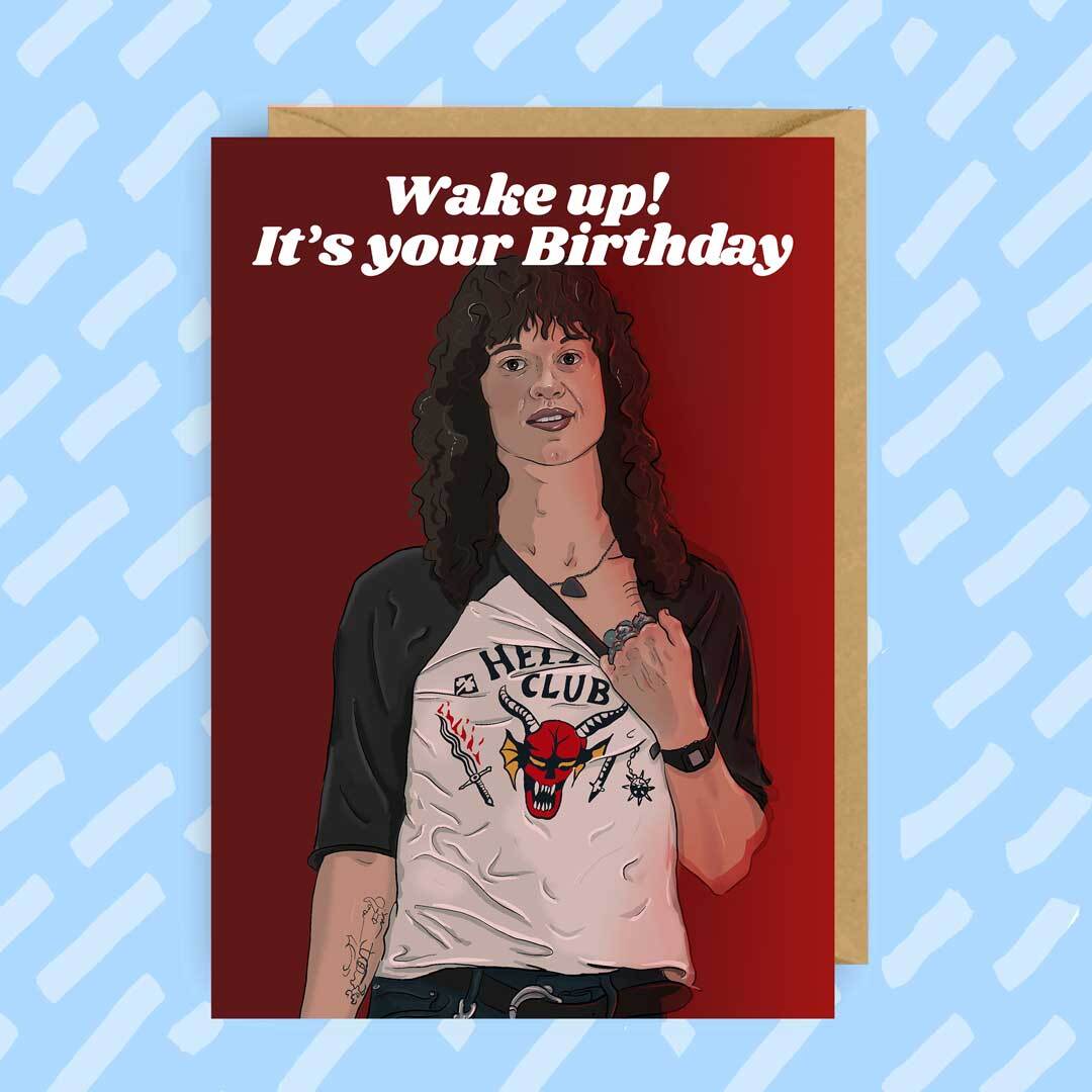 Eddie from Stranger Things Birthday Card