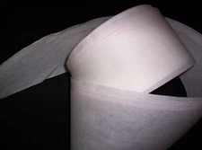 HEMMING BUCKRAM Stiffener 4" IRON-ON TAPE for Curtain Drapes Hems FULL ROLL New