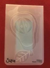 Sizzix by Ellison PEAR W/LEAF Embossing Folder (A2 Medium)