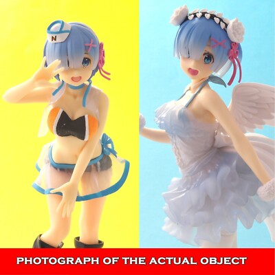 Re Zero  Figure rem  Anime japan Figure 　remu set of 2 Angel Race Queen