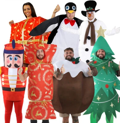 ILOVEFANCYDRESS NOVELTY CHRISTMAS COSTUMES FANCY DRESS ADULTS UNISEX FUNNY OUTFITS XMAS PARTY