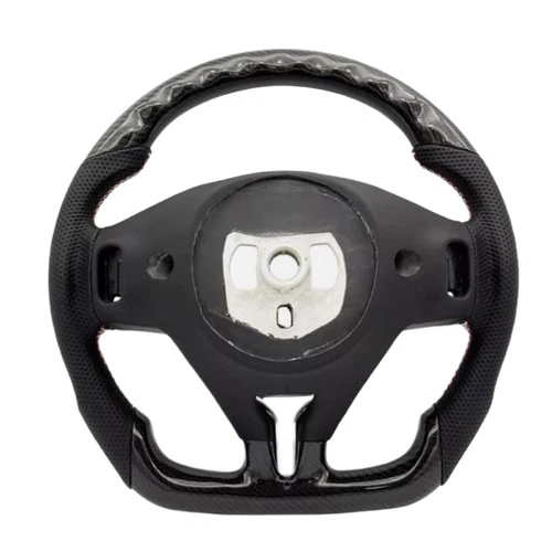 Real Carbon Fiber Steering Wheel Fits For 2016-2024 Maserati Levante / Ghibli - Picture 5 of 5