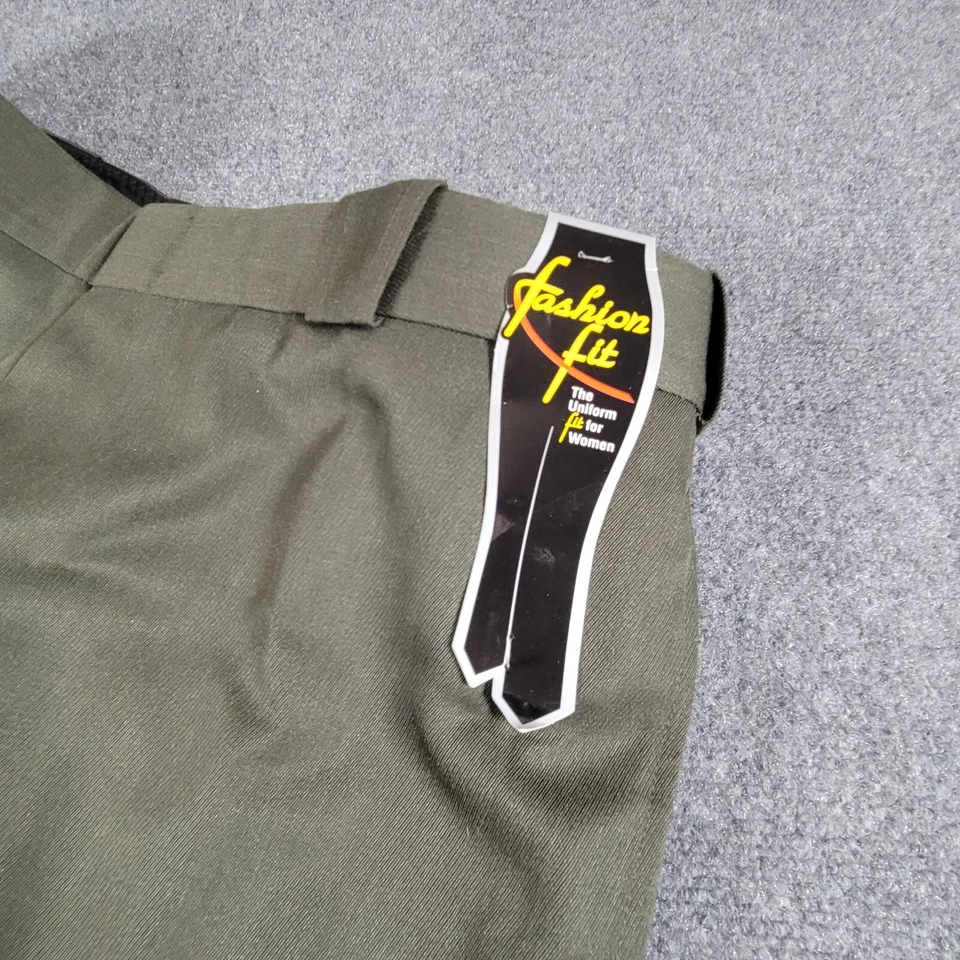 Flying Cross Uniform Pants Womens 22R Fashion Fit Green LASO Approved Wool Blend - Image 3 of 4