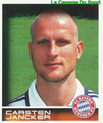 349 JANCKER DEUTSCHLAND BAYERN Shanghai Shenhua STICKER BUNDESLIGA 2001 PANINI
