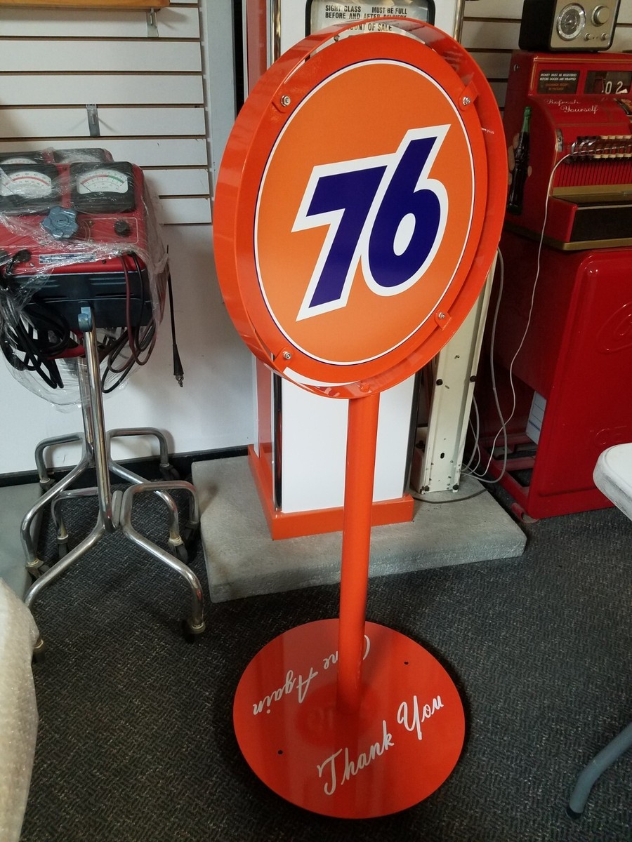 UNION 76 VINTAGE ERA 1940S 1950S 1960S GAS SERVICE STATION CURB