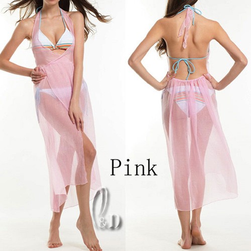AU STOCK SEXY SOFT BEACH SARONG CHIFFON DRESS BINKNI COVER UP SW020 - Picture 6 of 20