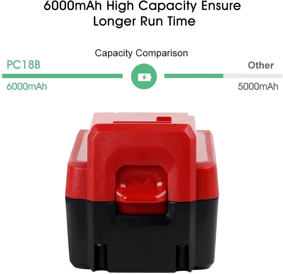 2X 6Ah 18V Lithium Akku Für Festool BPC18,PSC/PSBC400,T18+3,497253,498342, 498343