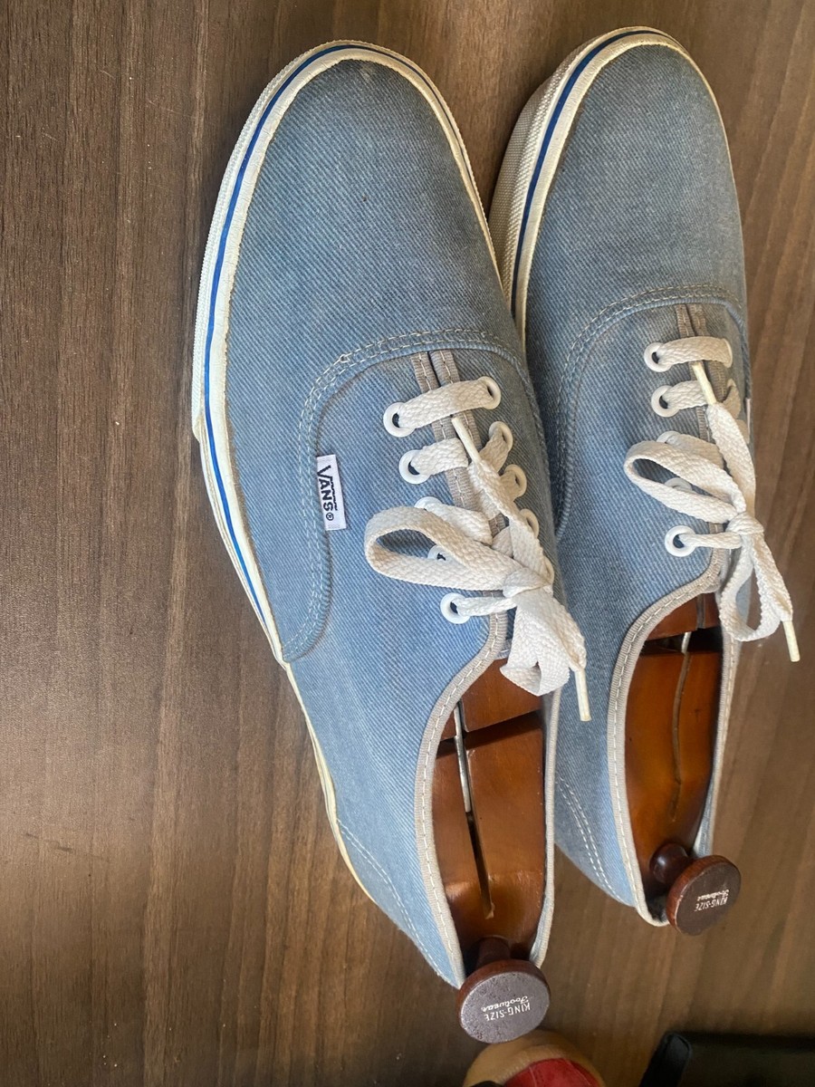 靴 80s VANS MADE in USA Authentic Vintage Vans Sneakers 80s 90s Made In USA Chunky Sole - No