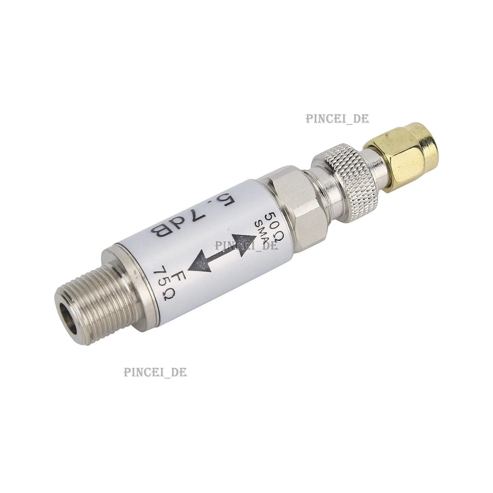 0-3GHz SMA Male to F Female Connector 50-75ohm Impedance Converter Radio Acc - Image 3 of 4