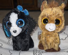 Ty Beanie Boos Set Of 2 Used Tracey  Harriet    No Swing Tag 
