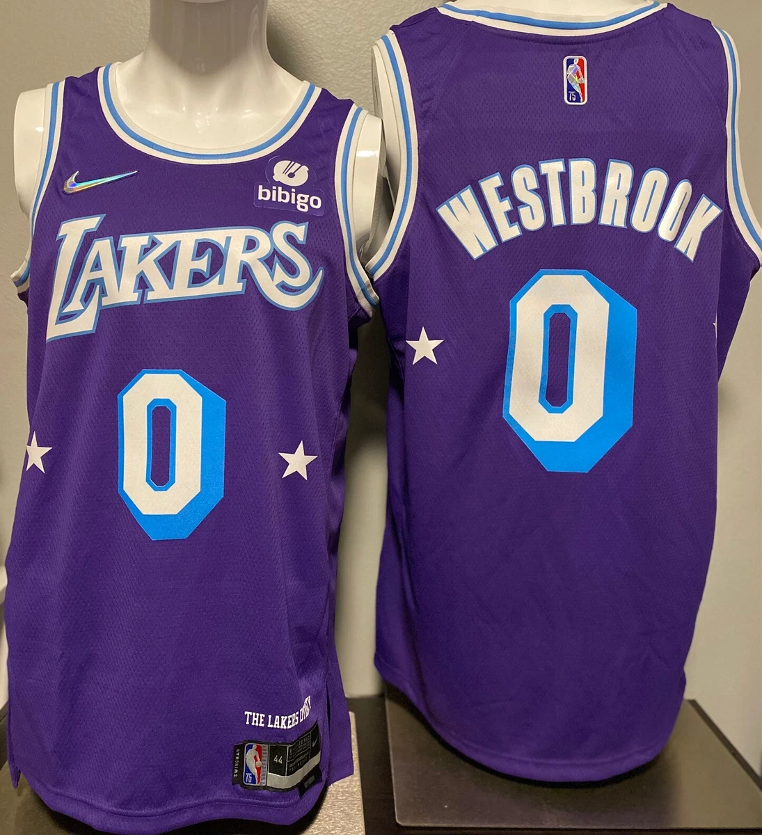 Men's Los Angeles Lakers Russell Westbrook Nike Purple 2021/22 Swingman  Jersey - City Edition