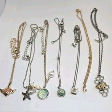 Womens Teens Fashion Necklace Jewerly 7 PC Lot