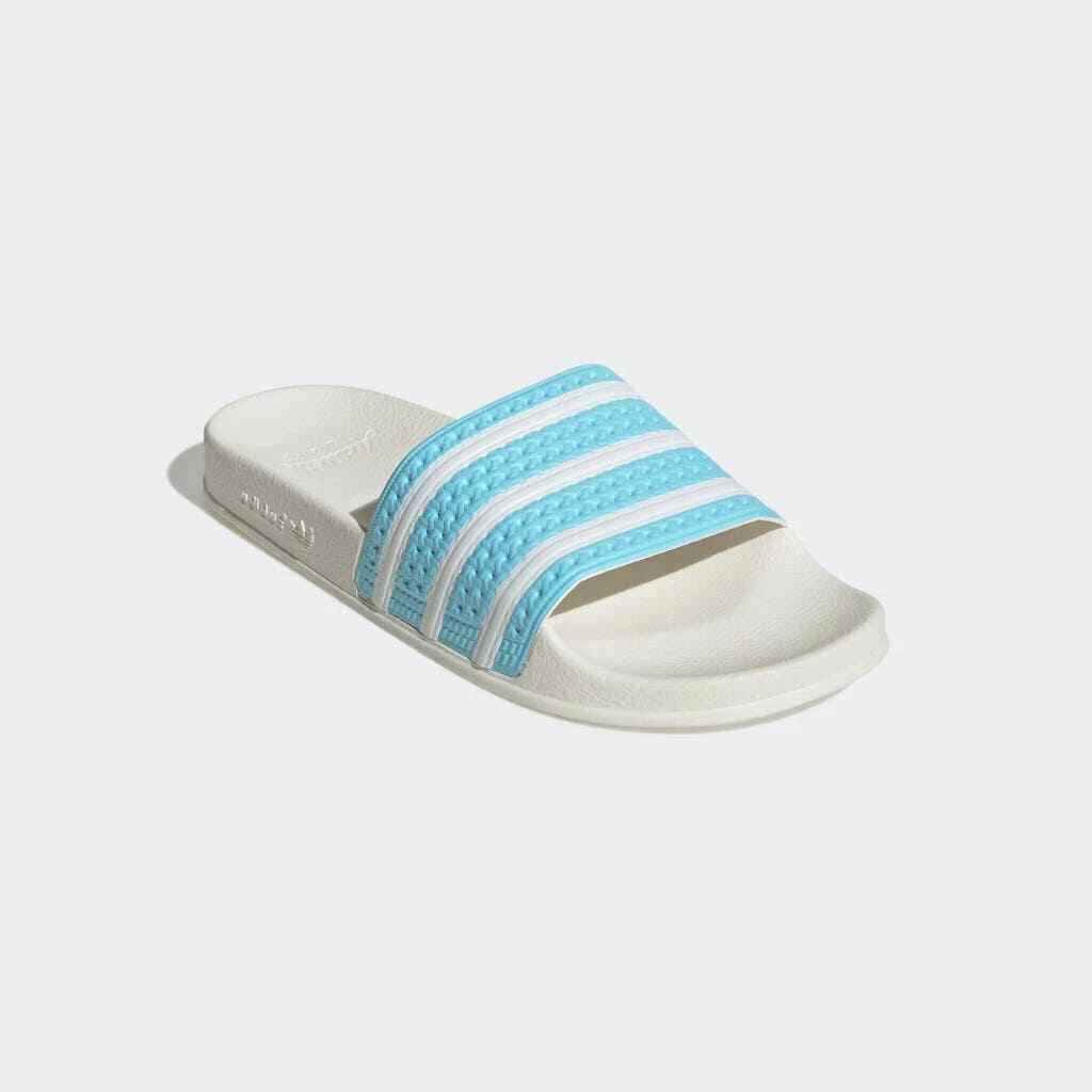 Sandali Adidas Adilette Originals Slides uomo 8 donna 9 5 GY2098 blu bianchi nuovi con etichette