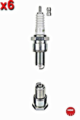 NGK 6x Zündkerze Für ALFA ROMEO ASTON MARTIN AUDI AUSTIN BEDFORD 59-12 7554442