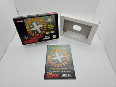 Revolution X originaler Karton und Spieleanleitung OVP - Original - KEIN MODUL