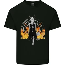 Satanic Witch Summon Ouija Board Satan Hell Mens Light Cotton T-Shirt
