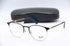 NEW RAY-BAN RB 6375 2890 BLACK GOLD AUTHENTIC FRAMES EYEGLASSES 51-18