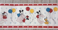 Disney mickey minnie ABC wall border partial roll prepasted 18 inch new