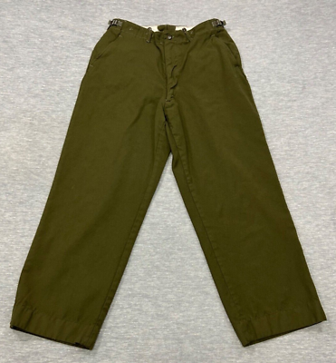 VTG Military Pants Medium Regular Mens Wool Stock 55-T-35650 VTG Military Pants Medium Regular Mens Wool Stock 55-T-35650