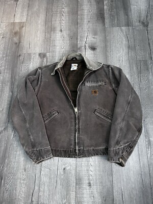 VTG 90s Carhartt J97 CHT Brown Flannel Lined Y2K Detroit VTG 90s Carhartt J97 CHT Brown Flannel Lined Y2K Detroit