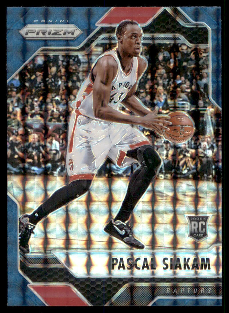 2016-17 Panini Prizm Mosaic Pascal Siakam #72 Rookie RC Blue Free Shipping