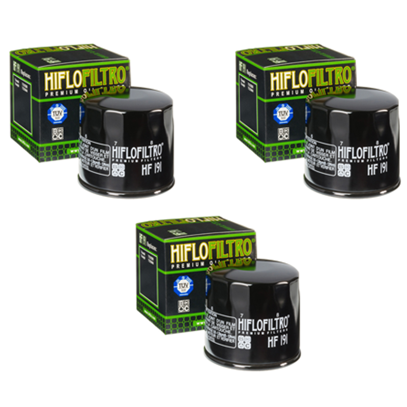 Hiflofiltro HF191 Oil Filter 3 Pack Triumph Daytona 955 I