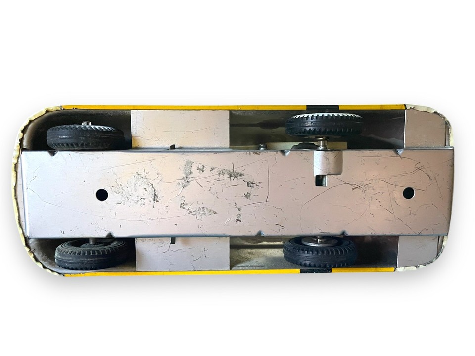 Louis Marx Disney Television Car Original Box Litho Tin Friction Toy