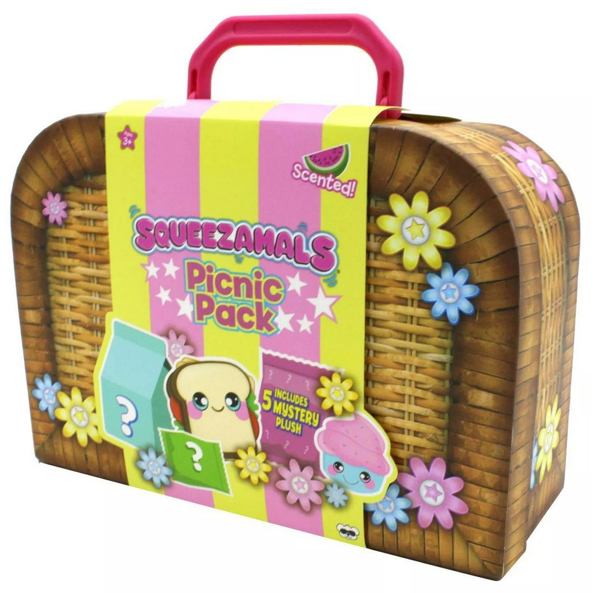 Squeezamals Picnic Pack Mystery Plush 5-Pack | eBay