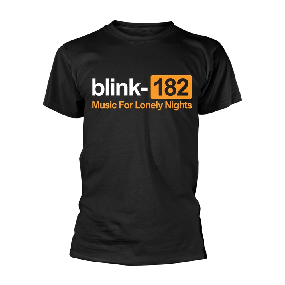 BLINK 182 - LONELY NIGHTS BLACK T-Shirt Large