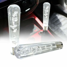 Vip 150mm Transparent Manual Clear Diamond Crystal Bubble Shift Knob Universal Vip 150mm Transparent Manual Clear Diamond Crystal Bubble Shift Knob Universal