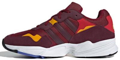 Adidas Shoe Mens 8.5 Yung 96 Burgundy Yellow Suede Mesh Sneakers DB2602 Flaws adidas Yung-96 Sneakers for Men | eBay main image 4