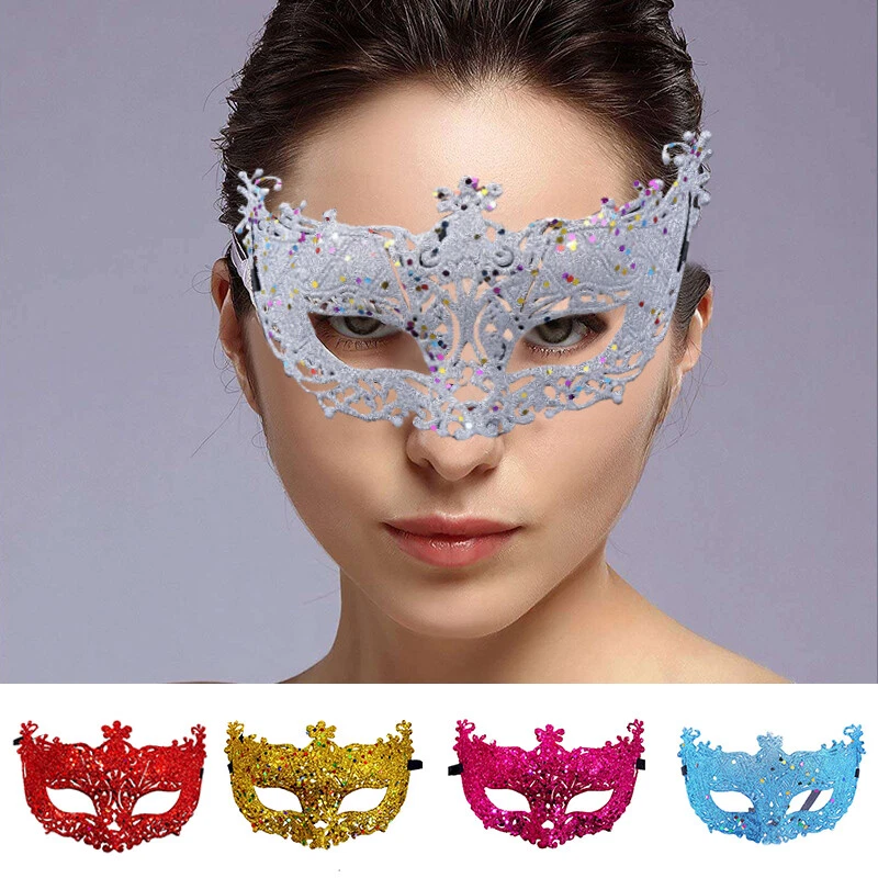 Sexy Damen Maskenball Feder Venezianischen Maske Kostüm Party Ball Augen Maske ① - Bild 2 von 4