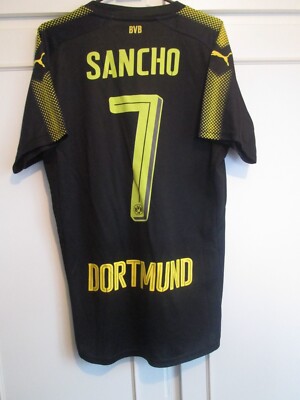 Borussia Dortmund 2017-2019 Sancho Away Football Home Shirt