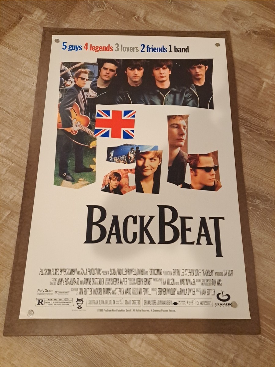 THE BEATLES STORY BACKBEAT ORG SS MOVIE POSTER 27x40 STEPHEN DORFF IAN HART  1994