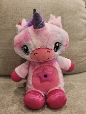 Star Belly Dream Lites Shimmering Pink Unicorn Stuffed Plush Night Light Up