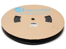Alpha Wire FIT-221-1/4 1/4" x 250' Heat Shrink, Black