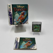Disney's Tarzan (Nintendo Game Boy Color, 1999) CIB Tested & Working