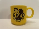Vintage Promotional 50s Kayo Hot Chocolate Coffee Hazel Altas Milk Glass Mug Cup