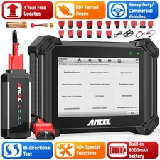 ANCEL V6 PRO+ HD Heavy Duty Truck Scanner Diagnostic Tool & Car Full System Scan