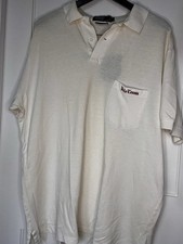Polo Ralph Lauren Men's Polo Tennis 92 Vintage Big Polo Shirt Made In USA