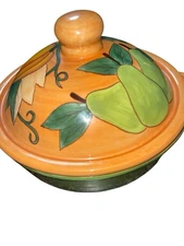 Fall Themed Covered Casserole Dish 