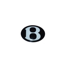 Front Grille Bentley B Adhesive Emblem In Black Bentayga 3w8854519