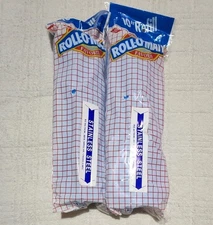 Roll O Matic Roller Mop Refill 10" Lot Of 2 Combo Scrubber Sponge New Sealed 