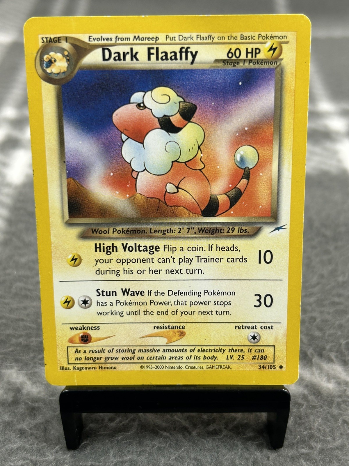 Pokemon TCG Dark Flaaffy 34/105 Neo Destiny Pokemon TCG 34/105
