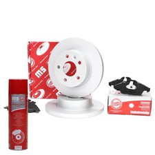 Bremsscheiben + Bremsbeläge + Bremsenreiniger vorne für MERCEDES V, VITO Bus