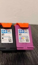Pack of 2 HP 61 Black/Tri-Color Standard Yield Ink Cartridge