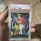 Panini 2024 Select Drake Maye RC Black & Green Shock Prizm Concourse #27 PSA 10