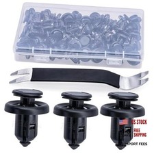 41pcs Bumper Fender Grille Clips Stem Length 13 mm Compatible with Honda