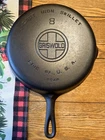 Griswold #8 Large Block Logo Cast Iron Skillet Smooth Bottom 704 *RESTORED*FLAT*